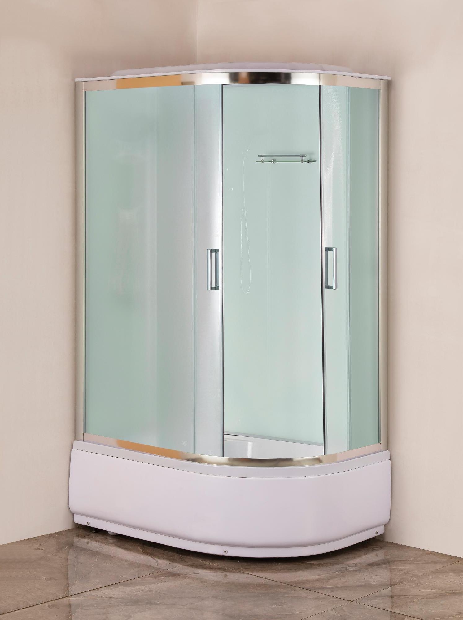 Душевой бокс Aquanet SC-1200Q-L 1200x800, рифлёное стекло