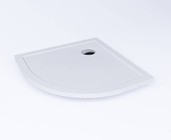Поддон Акватон Калифорния 80x80 см , четверть круга белый в интернет-магазине Kingsan