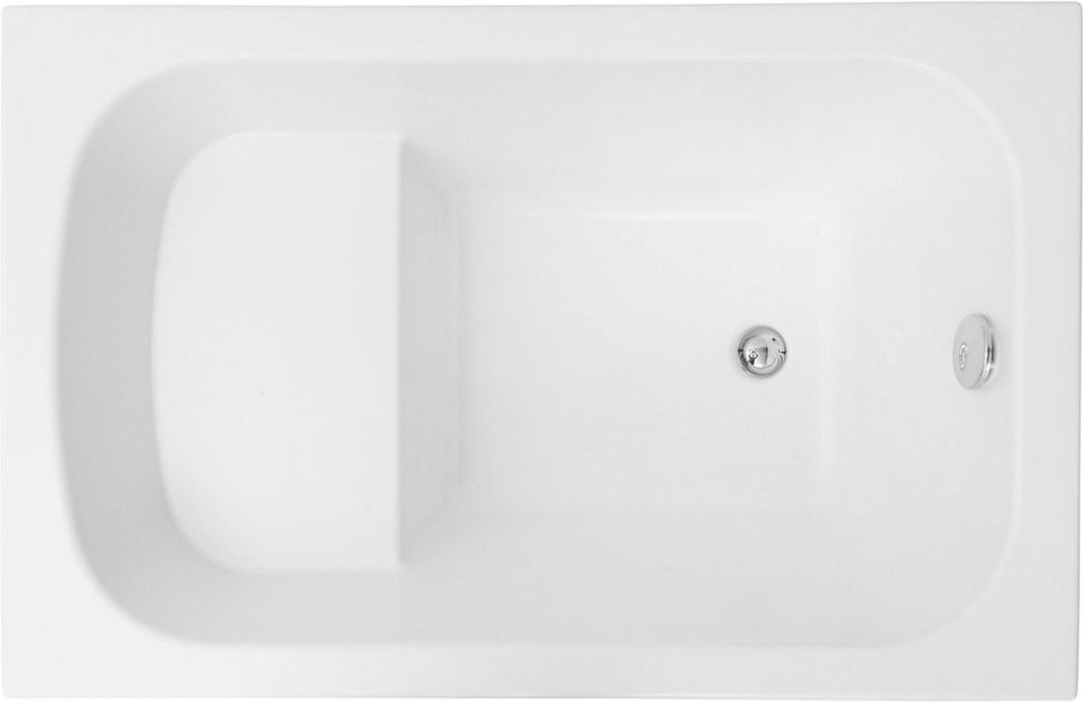 Белая акриловая ванна Акванет с гарантией 10 лет недорого, купить в Москве акриловую ванну Aquanet 110 на 70 с доставкой на kingsan.ru
