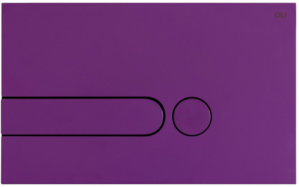 Кнопка смыва OLI I-PLATE пурпурная с установкой и подключением