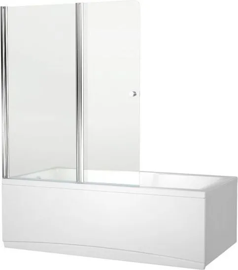 Шторка для ванны Aquanet Alfa 4 NF6222-pivot , прозрачное стекло в интернет-магазине Kingsan
