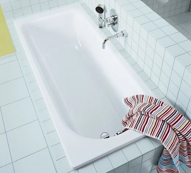 Стальная ванна Kaldewei Saniform Plus 375 1, 180х80 с покрытием easy clean
