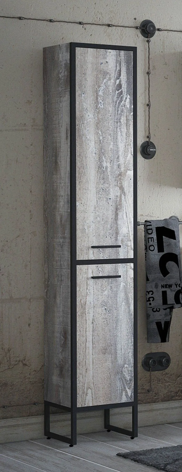 Шкаф-пенал Corozo Айрон 35 SD-00000387 в интернет-магазине Kingsan